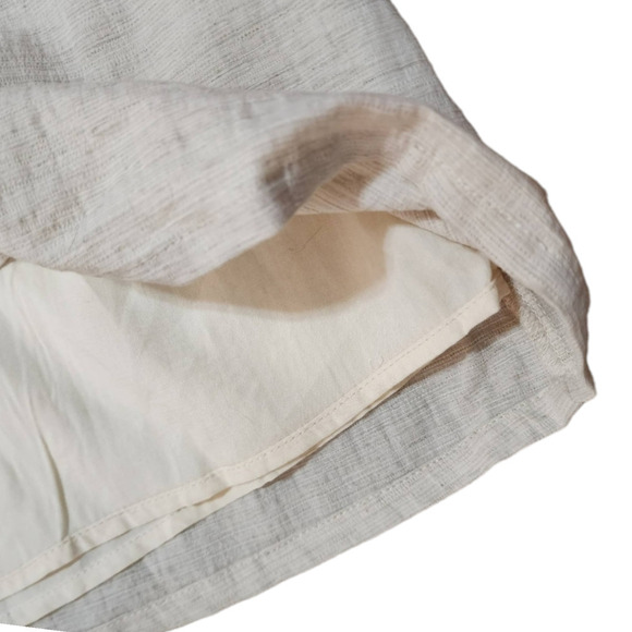 Urban Outfitters Riley Linen Mini Dress Cream Size 0 xs - Picture 3 of 8